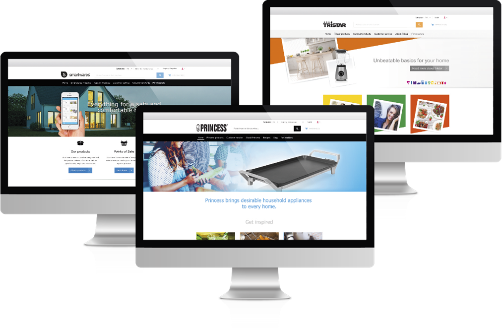 Product data from Perfion PIM is fed to 15 websites & webshops